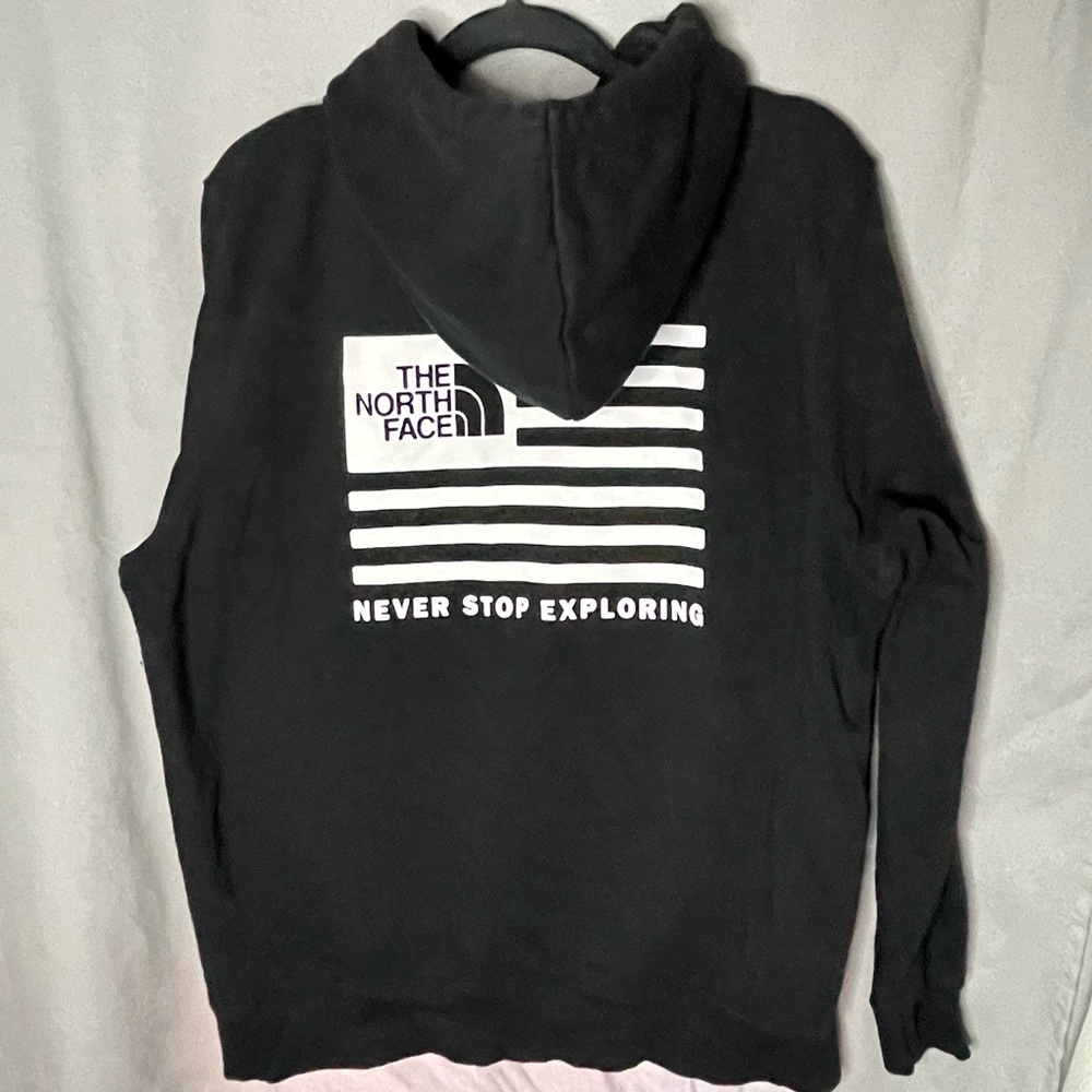North Face Never Stop Exploring Black Hoodie XL